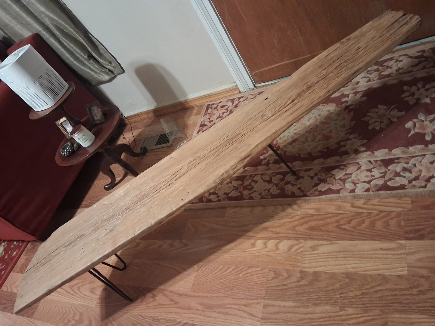 Lawtons Wahington accent table made from Quailrun Barn circa 1918.